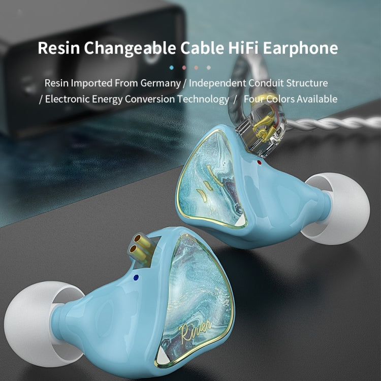Écouteurs filaires HiFi CVJ Hybrid Technology, sans micro, avec micro